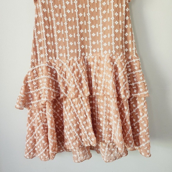 Walter Baker Santiago Embroidered Ruffle Dress‎ Size 0 - Picture 7 of 15